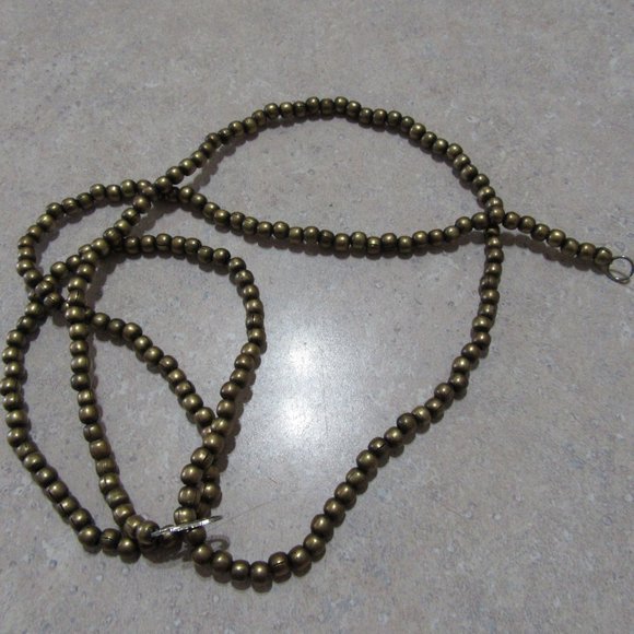 Gold color metal Ball beads - Picture 6 of 9